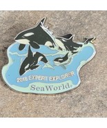 Seaworld  2018 Expert Explorer Orca Killer Whale Souvenir Vintage Lapel ... - $16.99