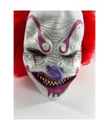 Scary Evil Killer Joker Clown Latex Mask Halloween Horror Costume New - $649.45 MXN