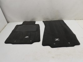 16 Nissan 370Z Convertible #1305 Floor Mat Pair, Carpet Left &amp; Right Black - $98.99