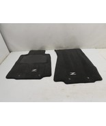 16 Nissan 370Z Convertible #1305 Floor Mat Pair, Carpet Left & Right Black - $98.99