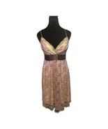 Vintage Y2K Babydoll Dress Pink &amp; Green Lace Cottagecore Fairycore Size ... - $287.86 MXN