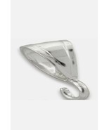 Nuevo Xxx Enorme Grueso Sólido Abierto Bucle Cierre 925 Plata de Ley Rep... - $57.65 CAD