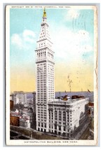 Metropolitan Building New York CIty NY NYC WB Postcard R27 - £1.53 GBP