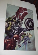 Avengers Poster #101 Phoenix Spider-Man Thor Wolverine Leinil Francis Yu - £15.97 GBP