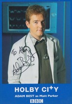 Adam Best Matt Parker Holby City BBC Rare Hand Signed Photo Cast Card - $7.99