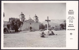 Santa Barbara Mission, California RPPC - Frashers Real Photo Postcard - £9.79 GBP