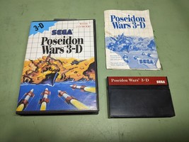 Poseidon Wars 3D Sega Master System Complete in Box - £29.18 GBP