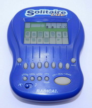 Electronic Hand held Game Blue Radica Solitaire Lite R12664 klondike vegas - £35.48 GBP
