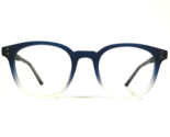 Capri Eyeglasses Frames OMG Blue Matte Round Thick Rim Fade Horn rim 48-... - $46.59