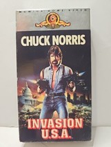 Invasion U.S.A. VHS Tape Video 1987 Chuck Norris Action Movie Film  - £7.75 GBP