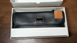 Vintage Liz Claiborne Black Leather Wallet -New in box - - $30.00