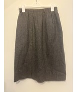 Alfred Dunner Gray Knee-Length Pencil Skirt With Elastic Waistband &amp; Poc... - $189.87 MXN