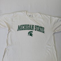 Russell Athletic Michigan State White Short Sleeve T-Shirt Size M (38-40) image 12