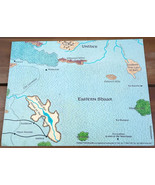 TSR 1993 Forgotten Realms Dungeons And Dragons Campaign Setting Map - €38,50 EUR