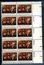 Scott #1728 Surrender at Saratoga 1777 by Trumball 13¢ Plate Block MNH in sleeve - £2.43 GBP