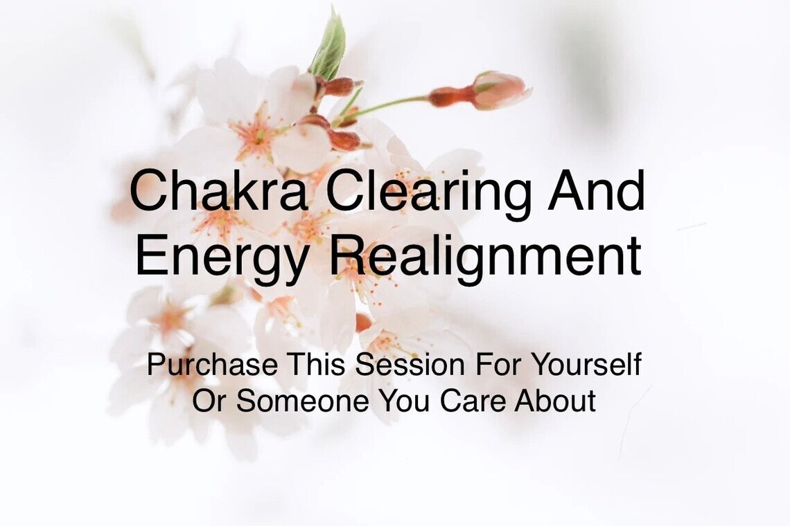 Chakra Cleanse &amp; Energy Realignment for Health Focus Peace Wellness Whit... - $17.99