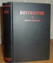 Steve Fisher DESTROYER First edition 1941 World War II Naval Action Adventure - £28.76 GBP