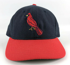 St. Louis Cardinals Roman Pro Fitted Hat 7 1/8 - Navy Blue Red Throwback Vintage - £35.55 GBP