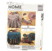 McCalls Sewing Pattern 7571 Table Coverings - $8.96