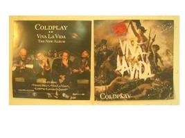 Coldplay Poster 2 Sided Viva La Vida Cold Play - $829.09 MXN