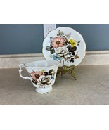 Royal Albert Floral Setting Ribbed  Fine Bone China Tea Cup And Saucer Set - $370.97 MXN