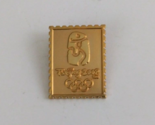 Beijing 2008 Olympics Gold Tone Lapel Hat Pin - $8.42