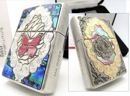 Armor Butterfly Shell Inlay Double Sides Limited Zippo 2021 MIB Rare - £184.00 GBP