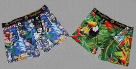 Crazy Boxer TROPICAL TOUCAN BIRD or RETRO GAMER AURIA MNS Briefs NEW U-PICK - $15.29