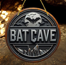 Bat Cave Hanging Sign for Indoor or Outdoor Decor - $22.99