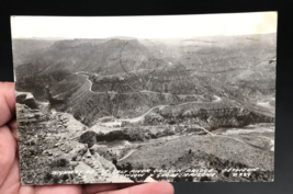 1952 RPPC Highway 60 Salt River Canyon Bridge Show Low &amp; Globe AZ Postcard - £9.40 GBP