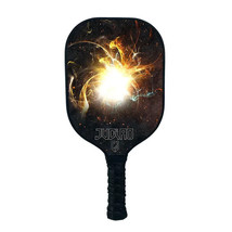 Juciao Fireball 4.5&quot; Handle Pickleball Paddle New Carbon Fiber Composite... - £24.33 GBP