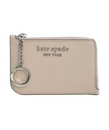 Kate Spade Medium Zip Card Holder – Muted Taupe - $68.00