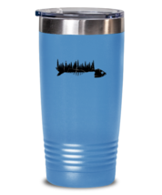 Fishing, Hunting Tumbler Fish Skeleton and Forest LtBlue-T-20oz  - £23.01 GBP
