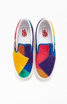 VANS Pride Together Patchwork Suede Satin Etc. Classic Slip-on Shoes Wm&#39;... - £51.95 GBP