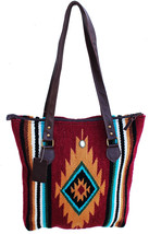 Women&#39;s Western Handwoven Wool Rodeo Cowgirl Handbag Shoulder Purse 103AA06 - £39.14 GBP
