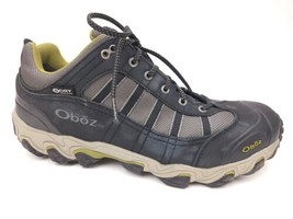 Oboz Tamarack Dry Waterproof Mens Size 13 M Low Hiking Shoes Black Leather - £50.95 GBP