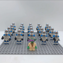 21Pcs Master Yoda Commander 501st Legion Clone Trooper Army Star Wars Minifigure - £26.17 GBP