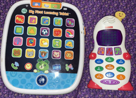 LeapFrog My First Learning Tablet, Scout &amp; Fisher Price Robot Phone - £13.18 GBP