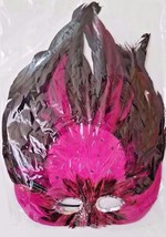Mardi Gras High Tops Masks With Sequins 1 Pink and 1 Blue Halloween New - £11.76 GBP