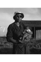 Wife and Child of Tractor Driver by Dorothea Lange - Art Print - £17.53 GBP+