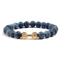 Black Weathered  Wristband Adjustable Barcelets For Women Men Beads Bracelet Dum - £8.42 GBP