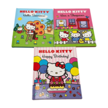 Hello Kitty Books Lot 3 Happy Birthday Hello Seasons Sleepover HC Sanrio - £28.10 GBP