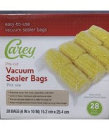 Carey Pre-Cut Vacuum Sealer Bags pint size 28 bags - £3.69 GBP