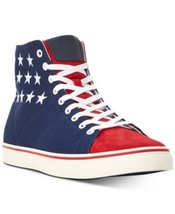 Polo Ralph Lauren Mens Solomon High Top Sneakers - Red/Navy - $110.00