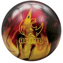 Brunswick Rhino Red Black Gold Pearl Bowling Ball - $1,712.33 MXN