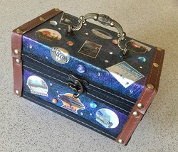 Artisan One of a Kind Star Wars Themed Mini Travel Trunk/Luggage Box Purse - £43.72 GBP