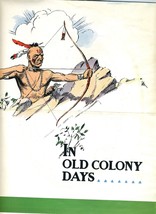 Old Colony Gin Poster and Mailer 1940&#39;s Indians and Pilgrims - £27.63 GBP