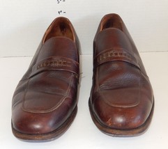 Florsheim Brown Mens Slip on Oxford Dress Shoes Size 11 E - $49.45