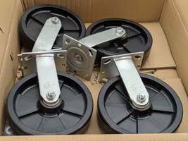 Pack of 4 Caster Kit 8 in. Swivel and Rigid Caster For Heavy Duty Platfo... - $3,292.99 MXN