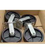 Pack of 4 Caster Kit 8 in. Swivel and Rigid Caster For Heavy Duty Platfo... - $3,292.99 MXN